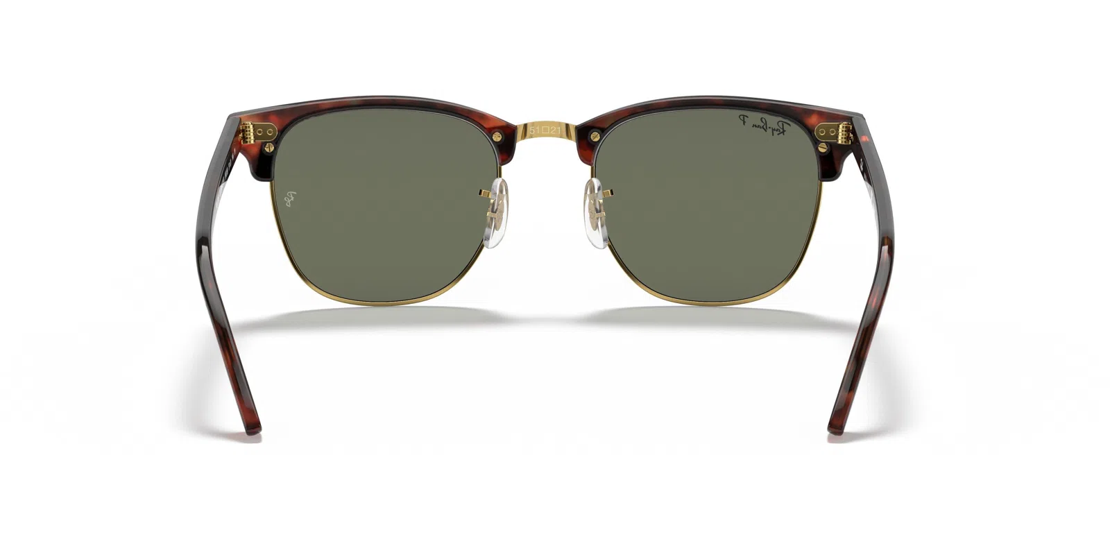 Ray-Ban Clubmaster 0RB3016 Sunglasses - Grey On Black - view 23